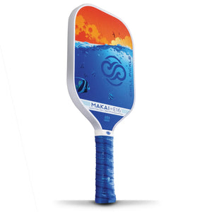 Chill Pickle Makai 16mm pickleball paddle angled studio product view