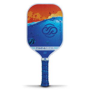 Chill Pickle Makai 16mm pickleball paddle front face studio product image