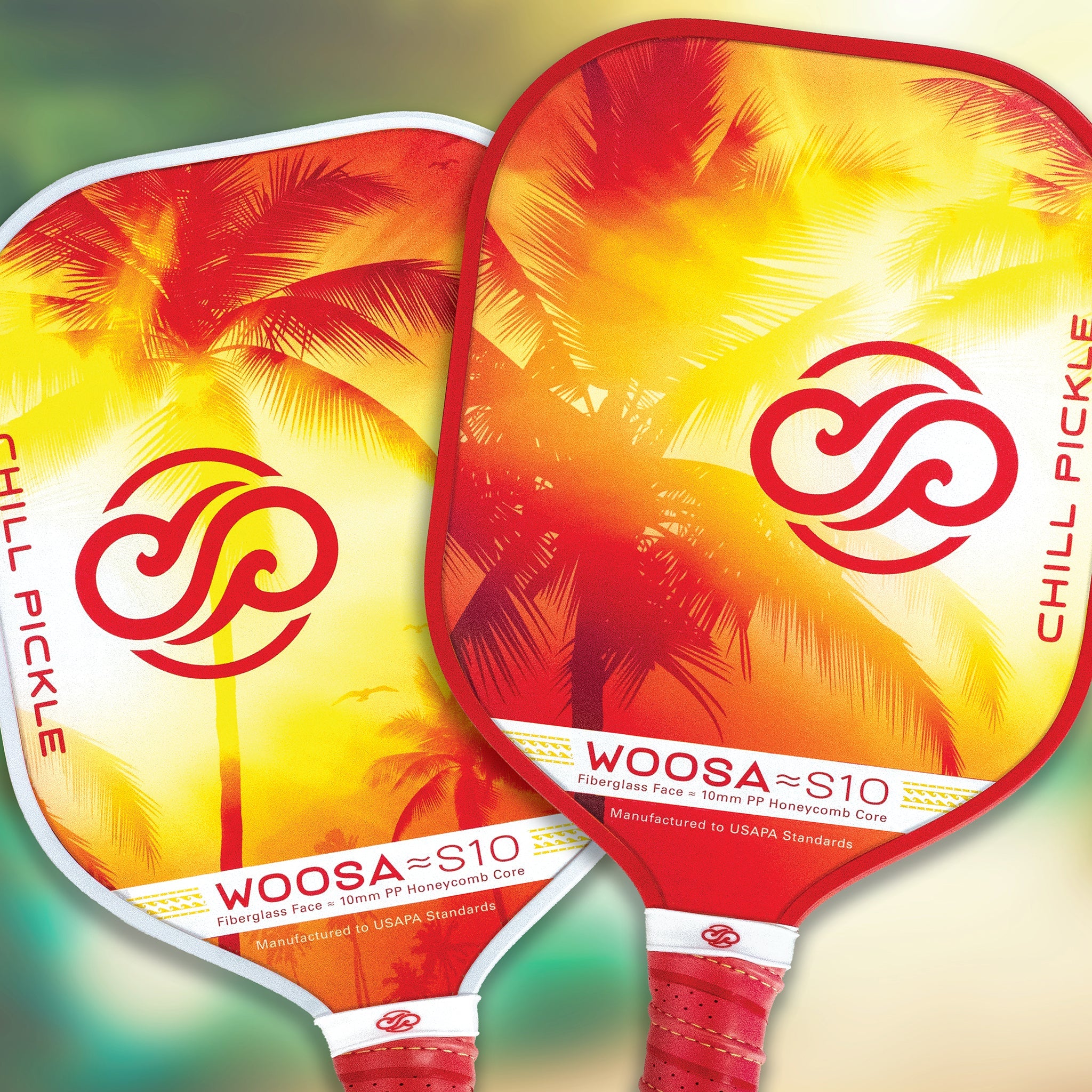 Chill Pickle beginner Woosa pickleball paddles designed for easy control and learning