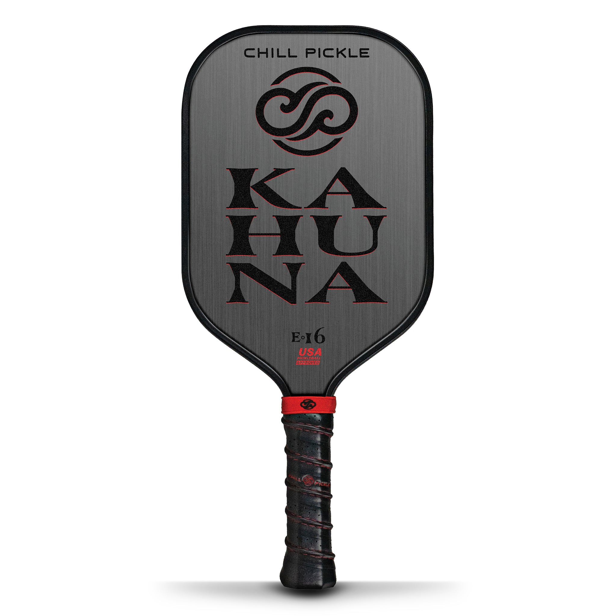 Chill Pickle Kahuna 16mm pickleball paddle front face studio product image