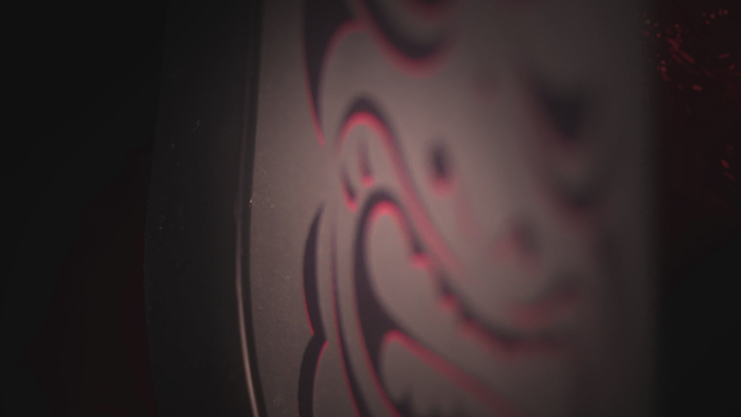 Video of 'Kahuna' paddle with close-ups, fire and lava, and an overhead shot of pickle ball court